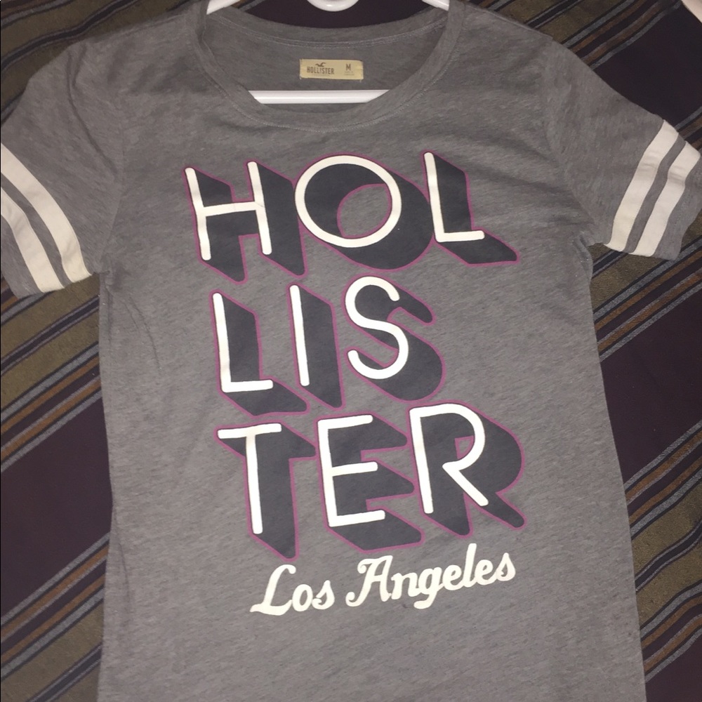 Grey T-Shirt from Hollister